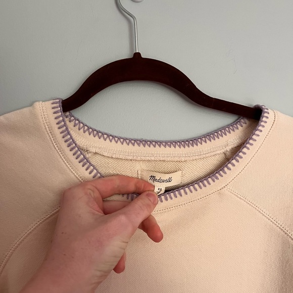 Madewell Cream Sweater Size XS - Picture 2 of 5